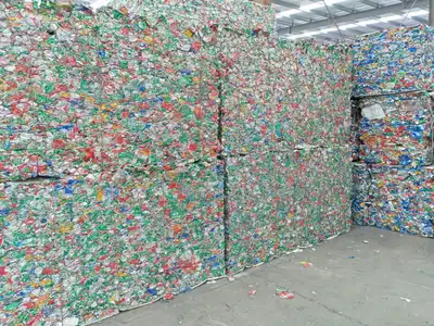 High-density used beverage can bales