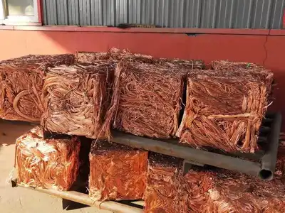 Mixed dense bales of stripped copper wire