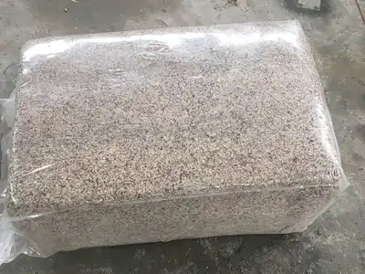 Compressed cotton seed hull bales