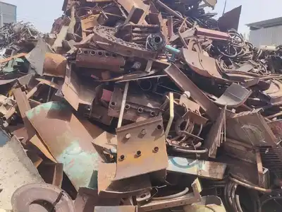 Industrial heavy ferrous scrap and machine components