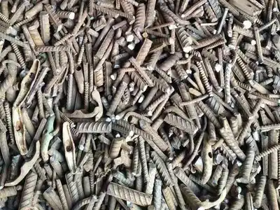 Mixed short steel bar scrap